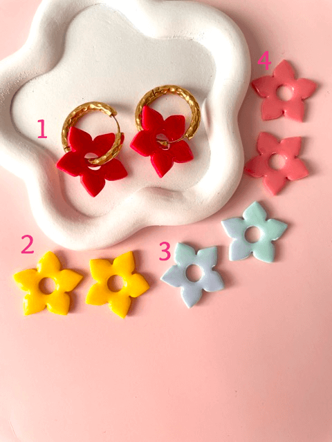 Boucles d'oreilles fleur de cerisier