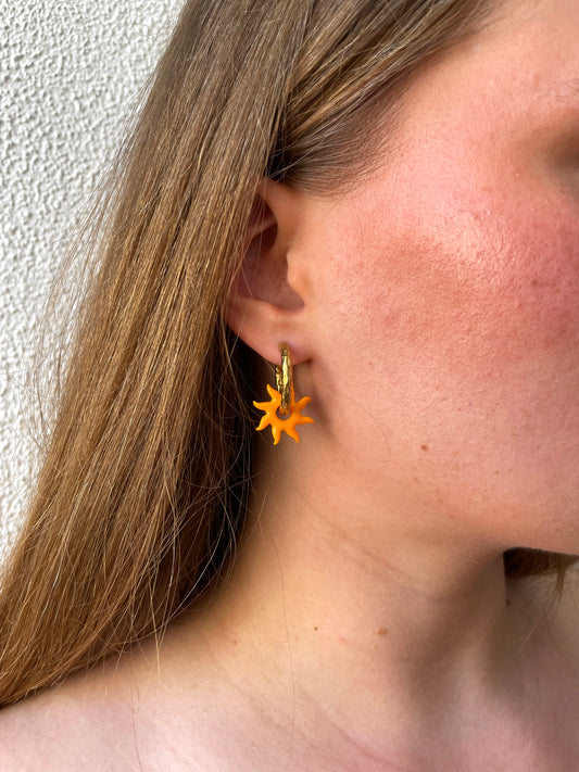 Boucles d'oreilles soleil