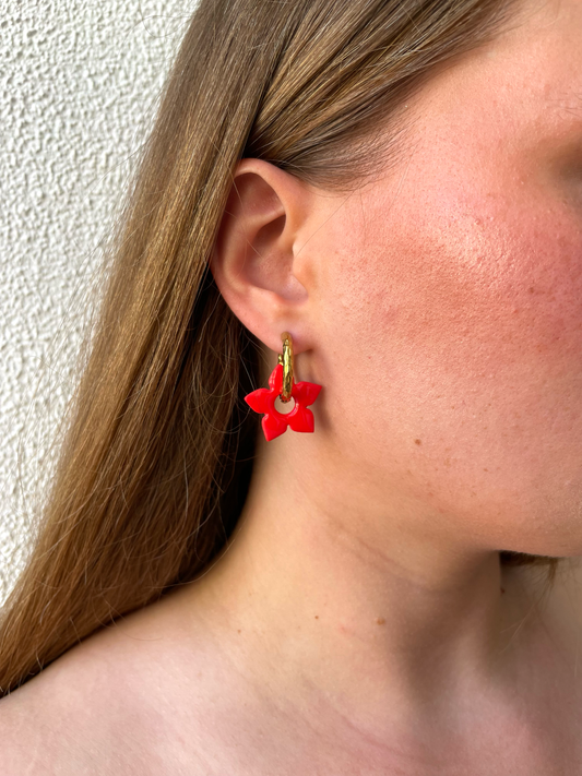 Boucles d'oreilles fleur de cerisier